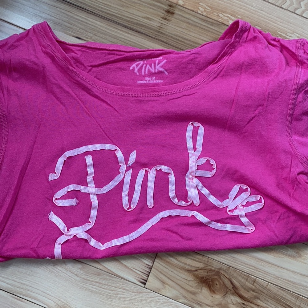 VS pink | ribbon sleep tee